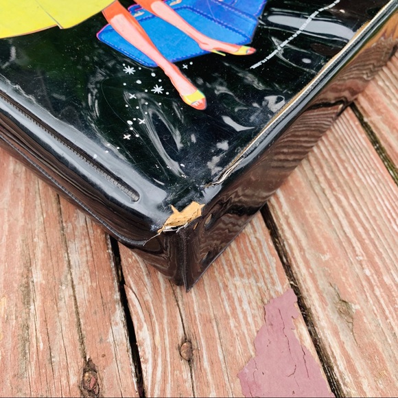 Sold- Vintage 1963 Barbie Doll Black Case - Picture 3 of 8